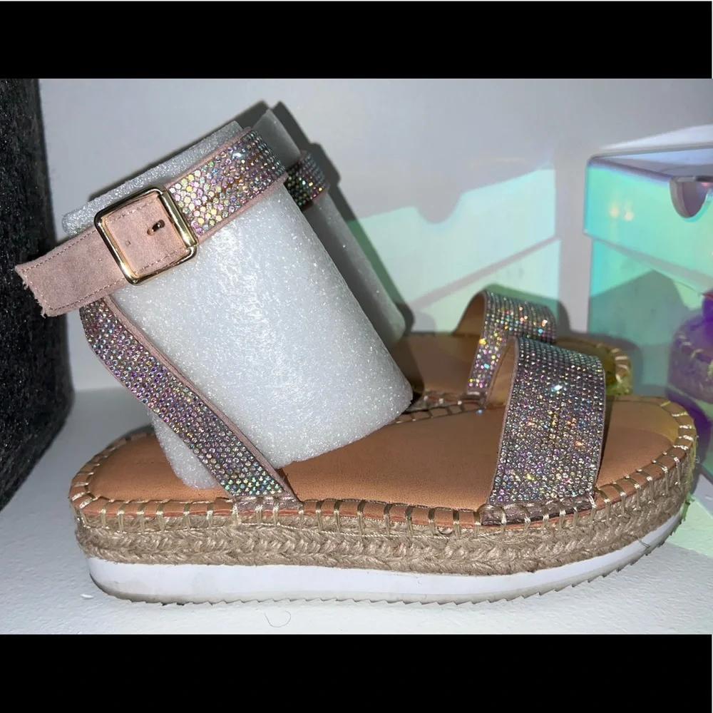 EUC Madden Girl Rhinestone Sandals - Picture 3 of 12